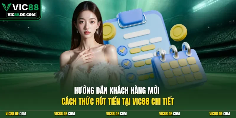 Hướng dẫn khách hàng mới cách thức rút tiền tại VIC88 chi tiết