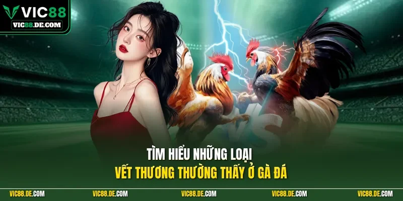Tìm hiểu những loại vết thương thường thấy ở gà đá